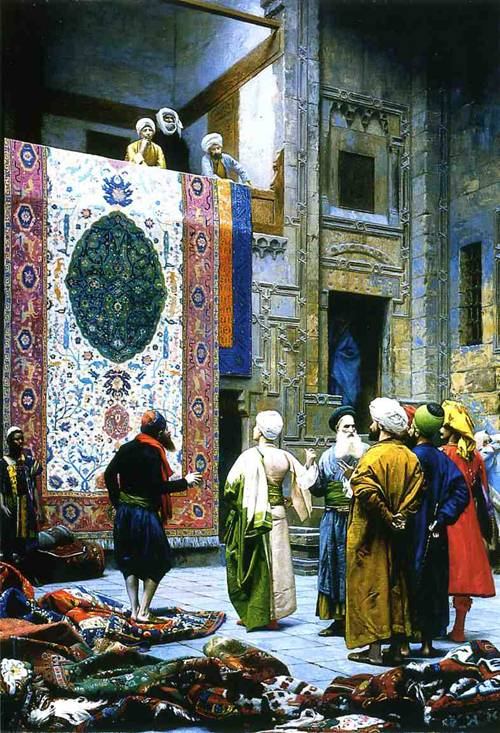 Jean-Leon Gerome Carpet Merchant in Cairo